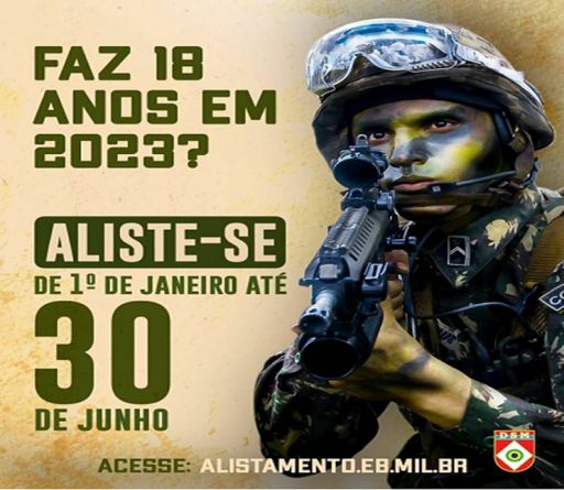 Prazo do Alistamento Militar para jovens que completam 18 anos em 2022  termina na quinta (30)